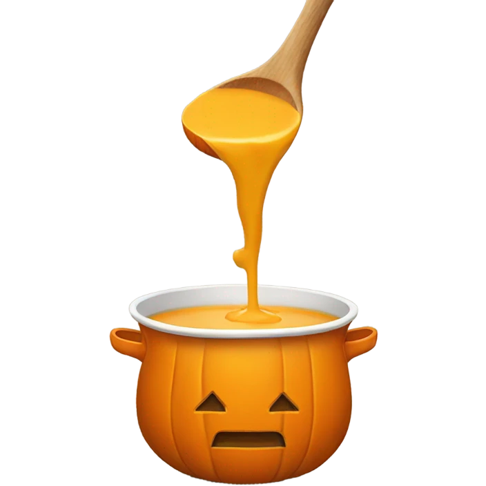 Pumpkin soup emoji
