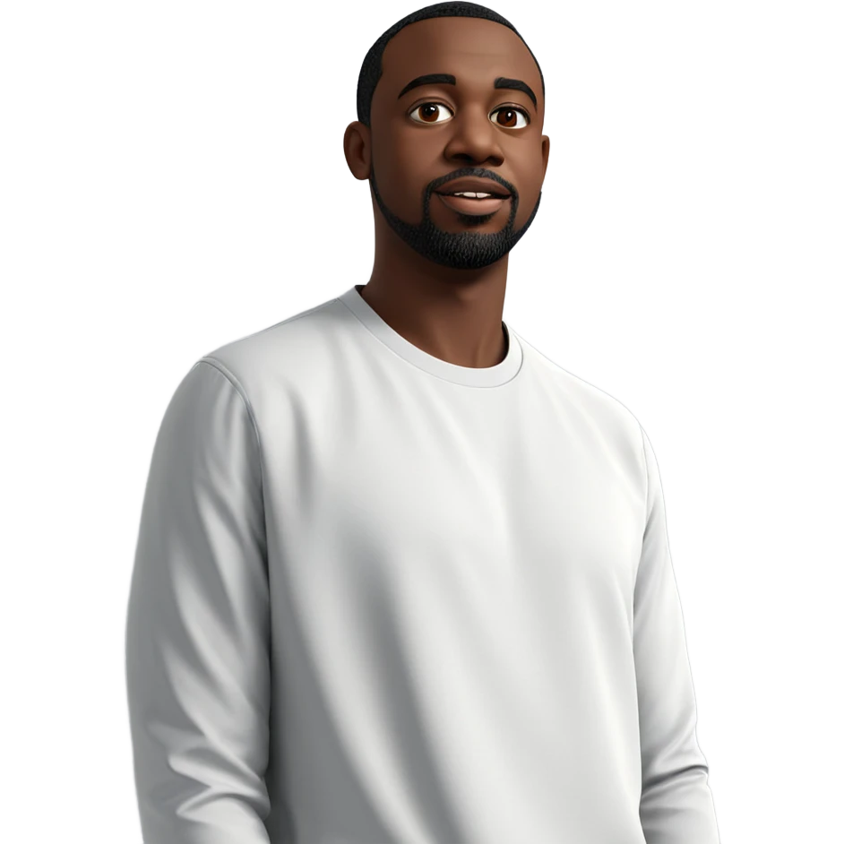 dark-skinned male with beard emoji