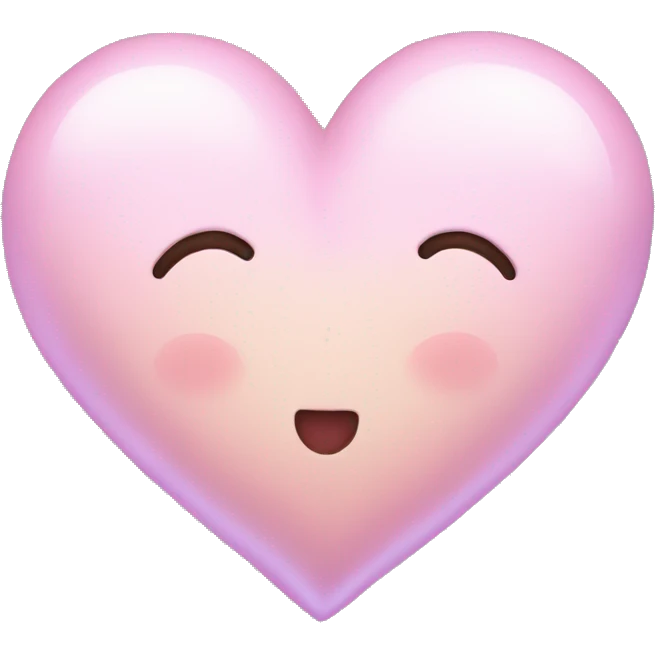 Pastel heart emoji
