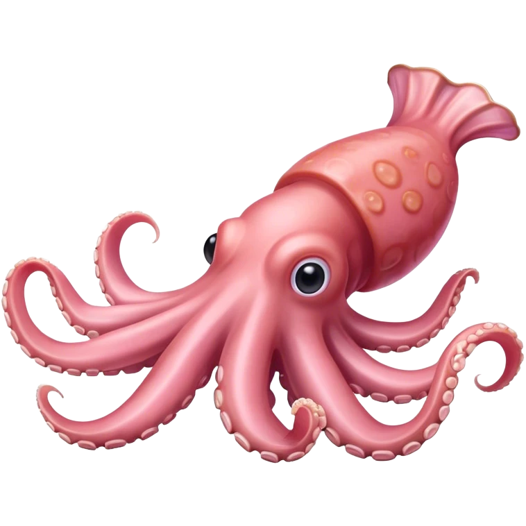 Calamar rosa emoji