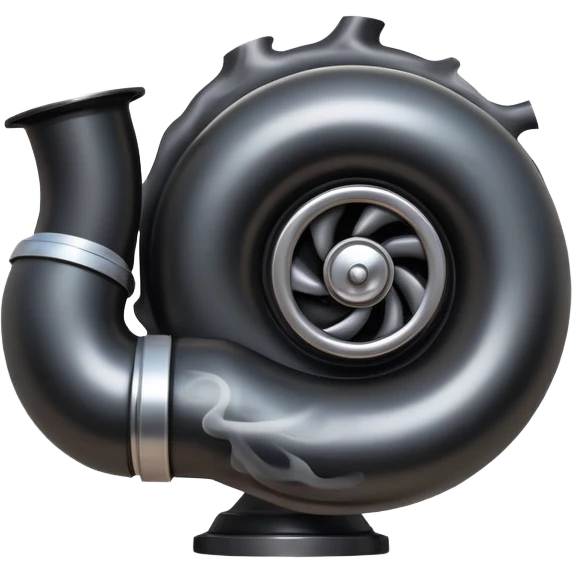 turbo with black smoke emoji