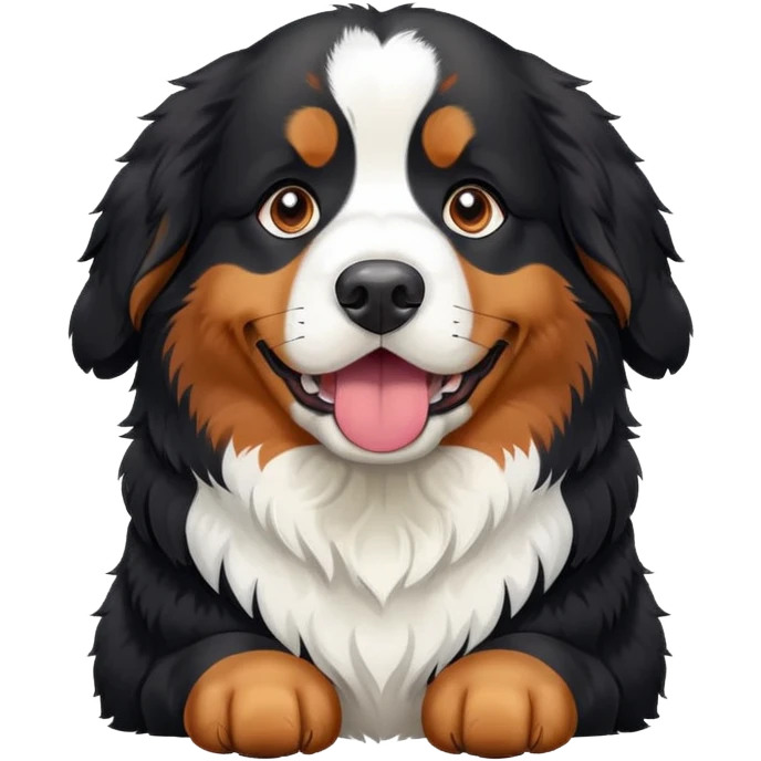 bernese mountain dog  emoji