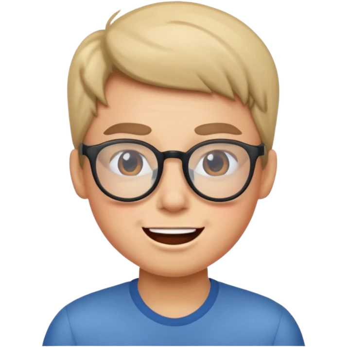 Winking with glasses emoji