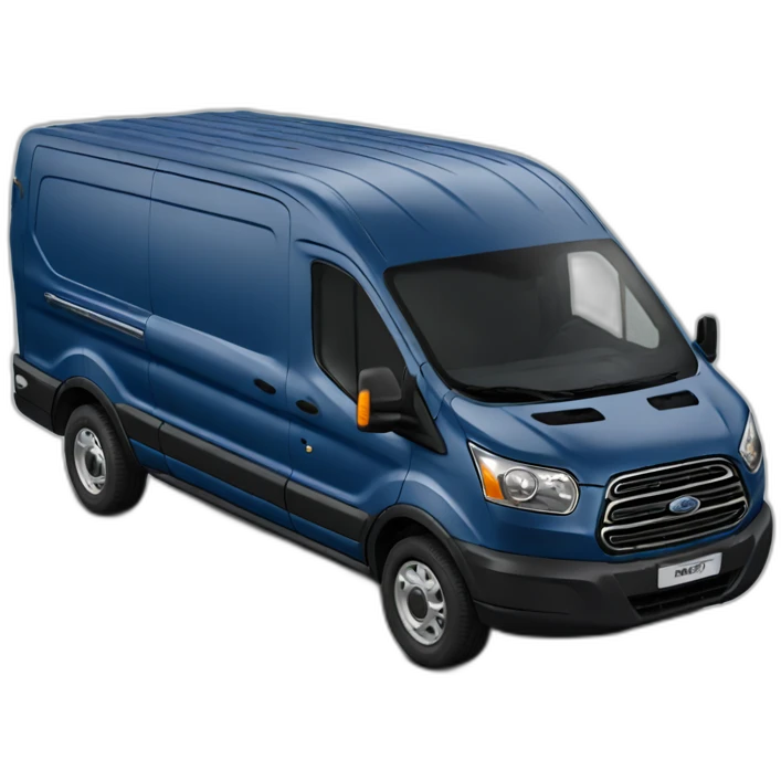 amazon ford transit van dark blue emoji