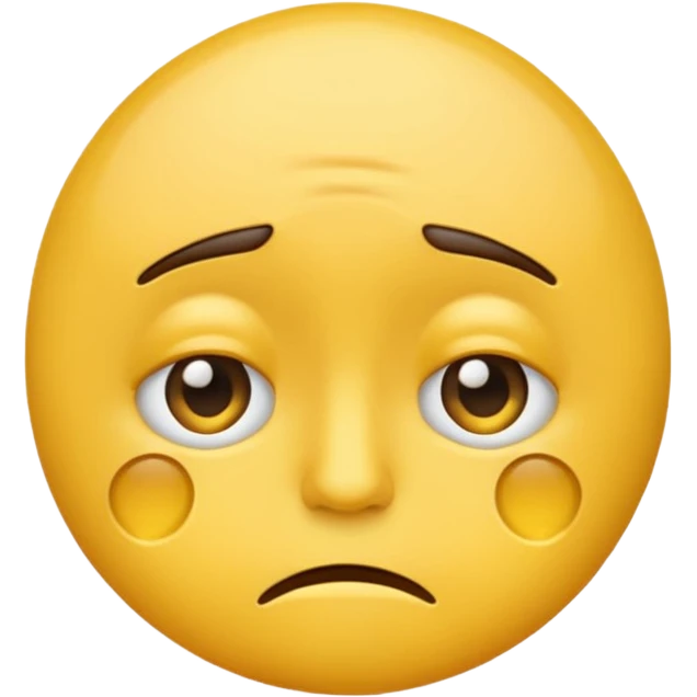 Emoji de cansado y triste emoji