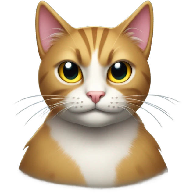 A evil cat emoji