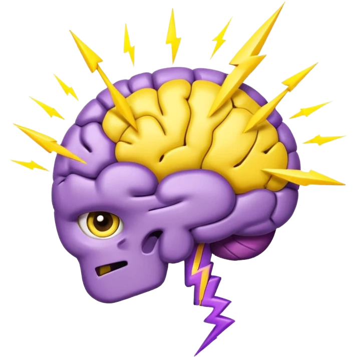 💛 1. Brain Spark — “Ідеї та AI-мислення”

Символ: дудл-мозок із маленькою блискавкою ⚡ всередині або поруч
Значення: натхнення, креатив, AI-інсайти, нові думки
Стиль: легкий скетч, жовтий або фіолетовий акцент emoji