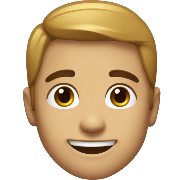 My face but happy emoji