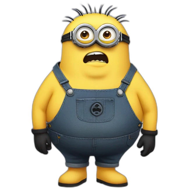 cursed fat minion family friendly emoji
