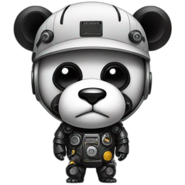 robot panda gangsta emoji