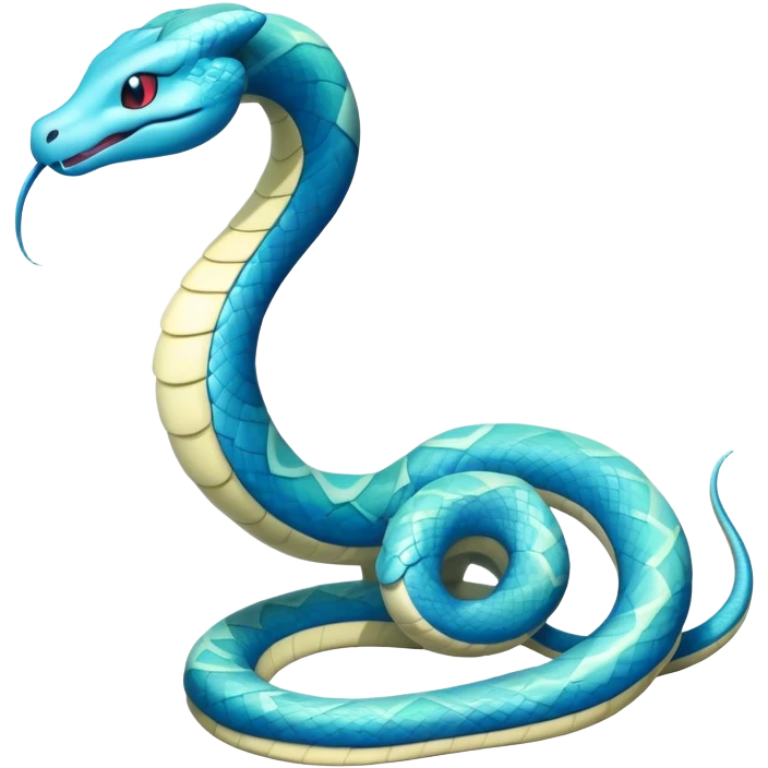Seviper-Dragonair-Dratini-Snake-hybrid, full body, no legs emoji
