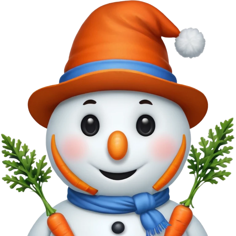 snowmen wearing hat  emoji