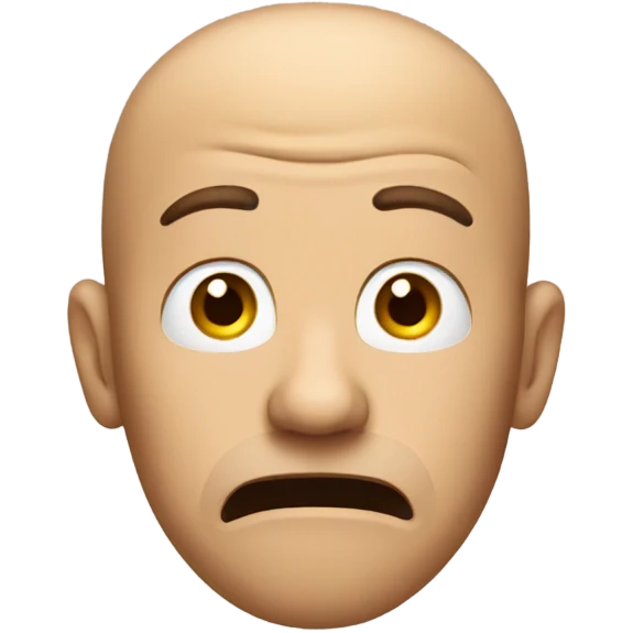 Man looking surprised  emoji