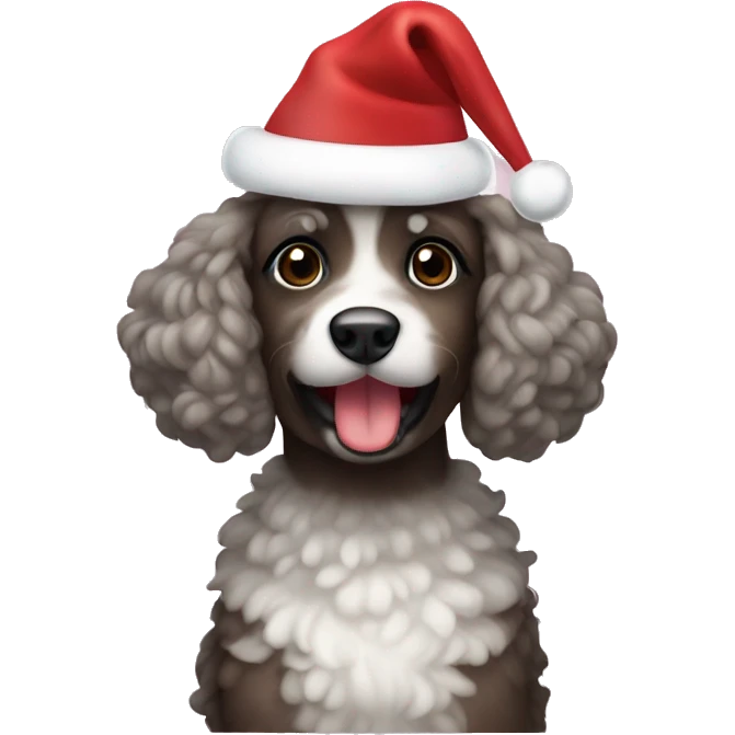Pudel christmas  emoji