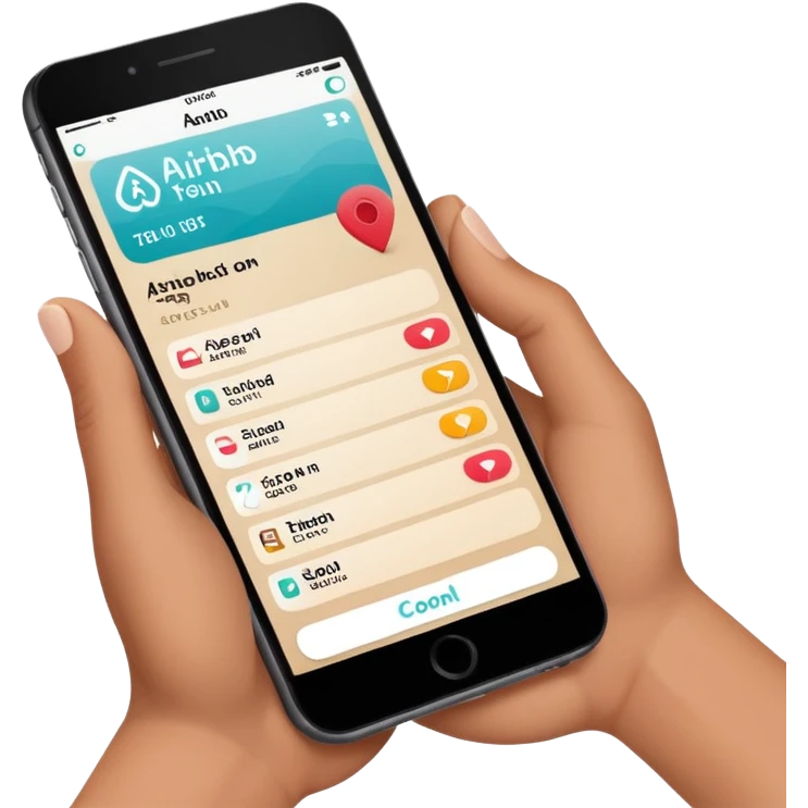 airbnb check in via phone emoji