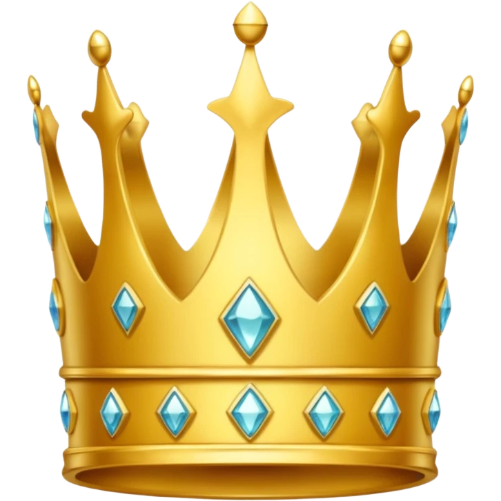 gold crown with sparkles emoji