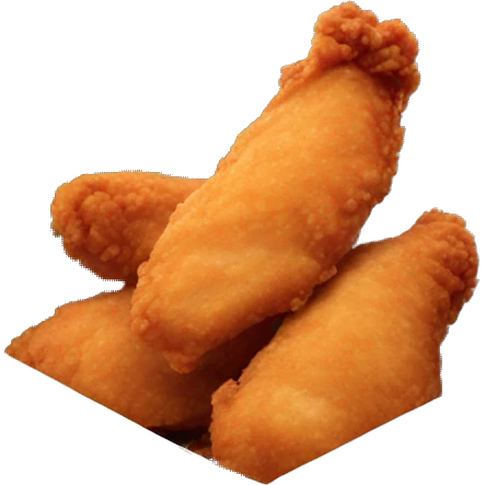 Wingstop chicken tenders in a takeout box emoji