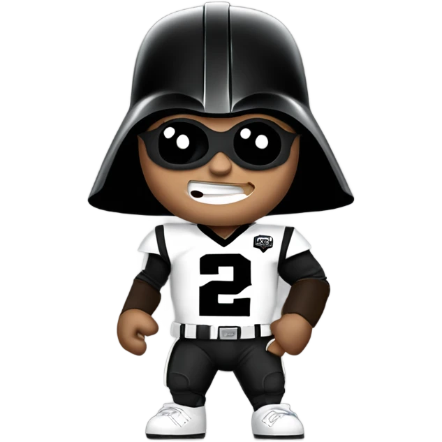 Darth Vader with a Johnny manziel Texas a&m jersey emoji