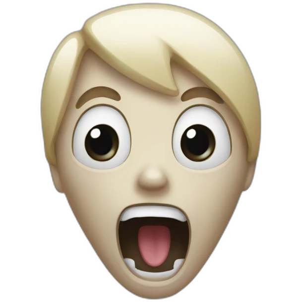 Scream emoji