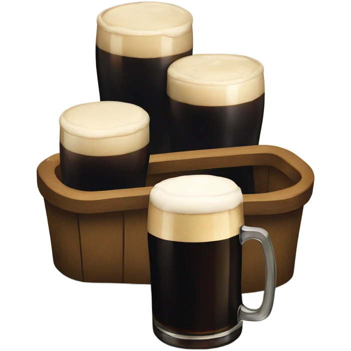 Guinness split the G emoji
