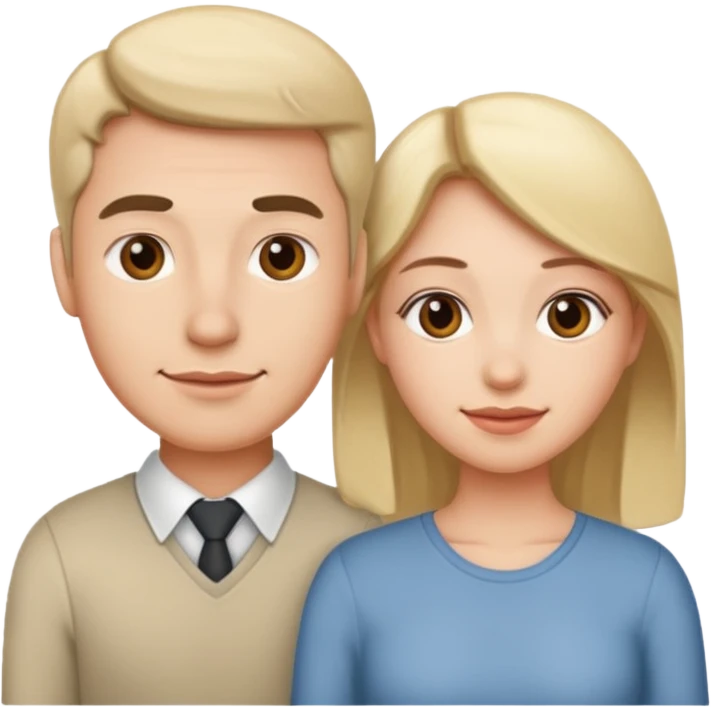 caricature malefemale emoji