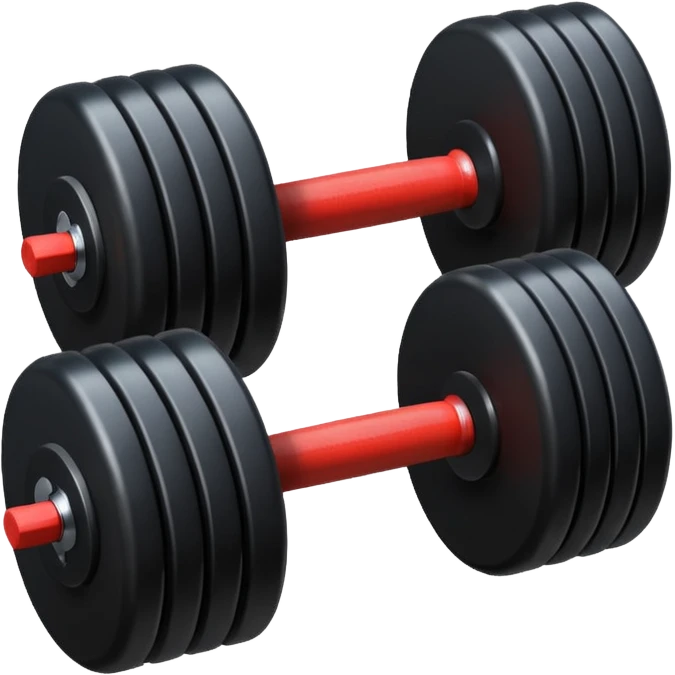 Peso de academia preto emoji