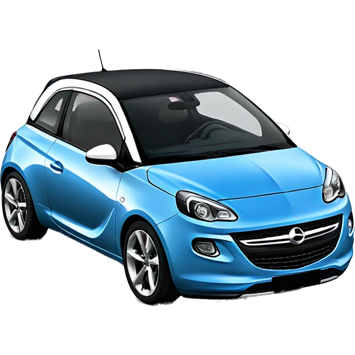 Opel Adam blau emoji