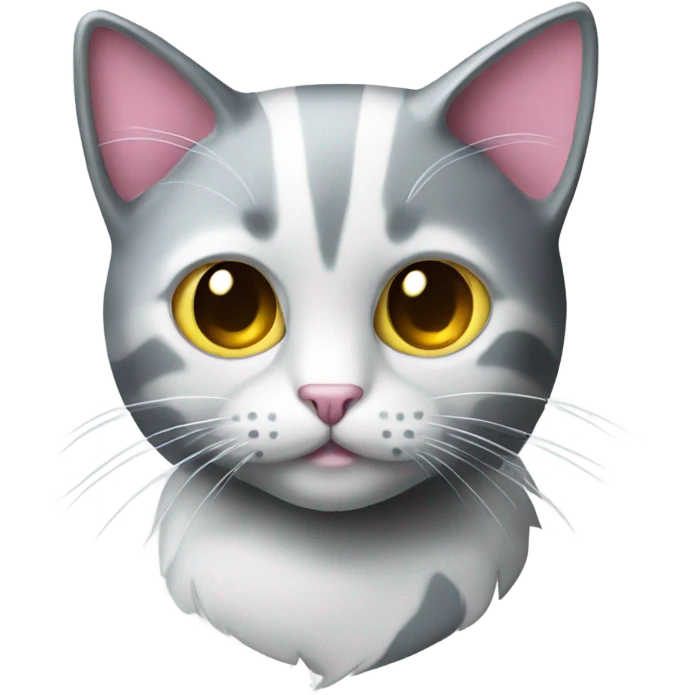 Cat made of chrome  emoji