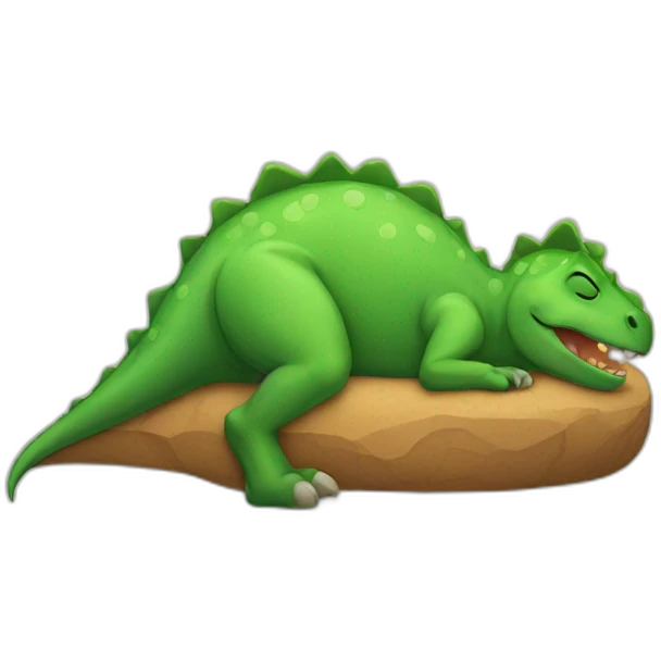 sleeping-dinosaur emoji