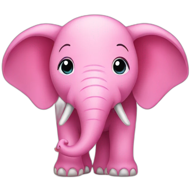 pink elephant emoji