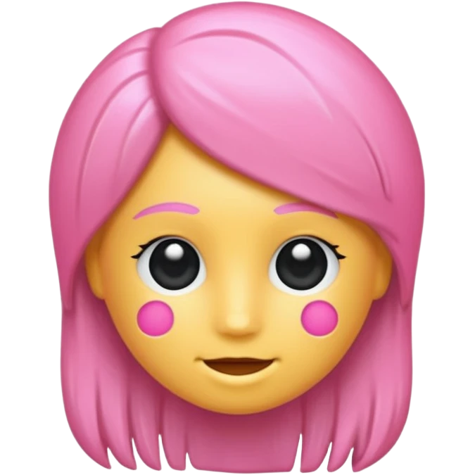 Cepillo pelo rosa emoji