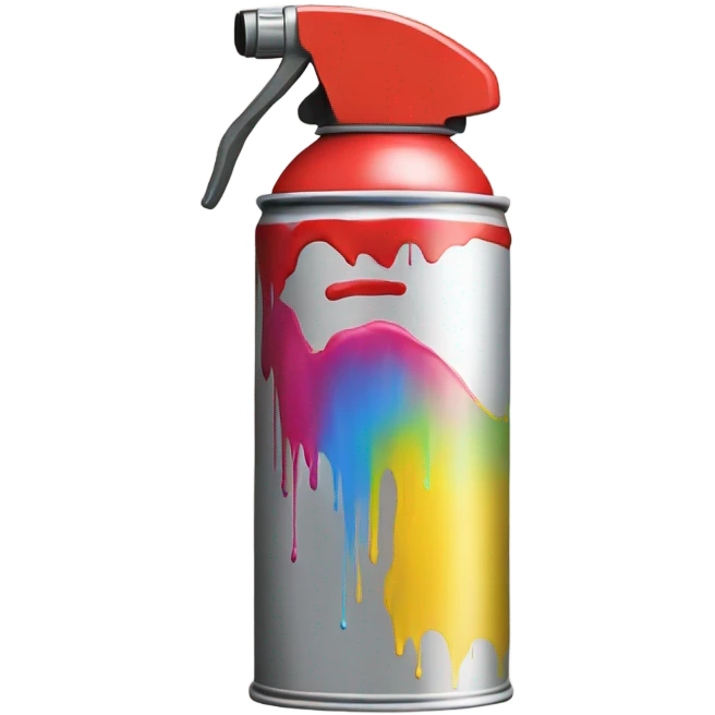 Spray paint can emoji