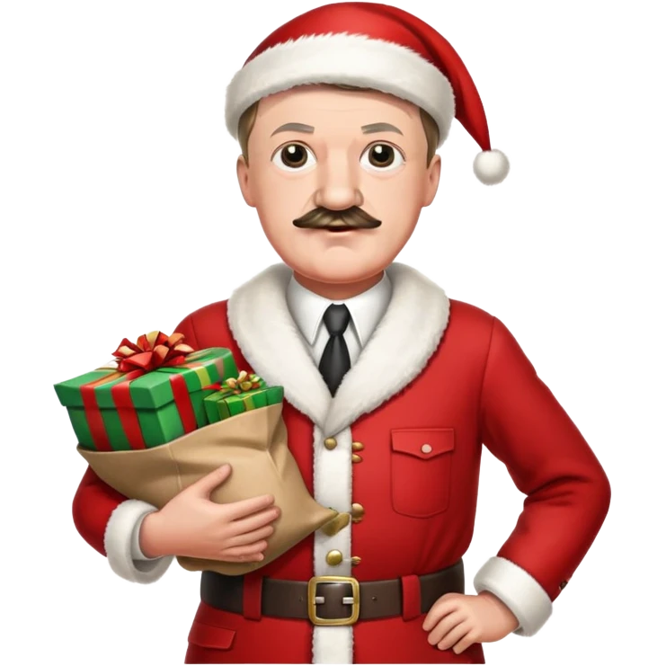 hitler as santa claue emoji