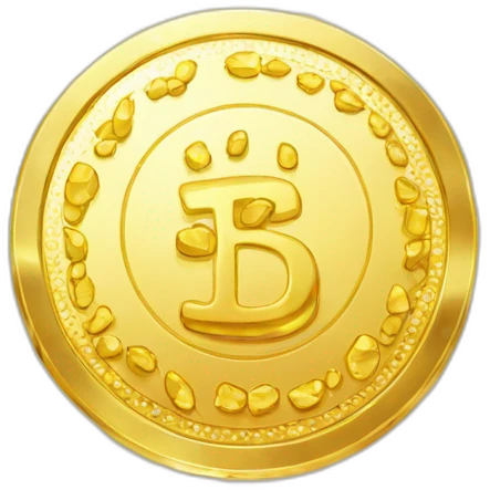 Shiny Golden Coin Sparkling emoji