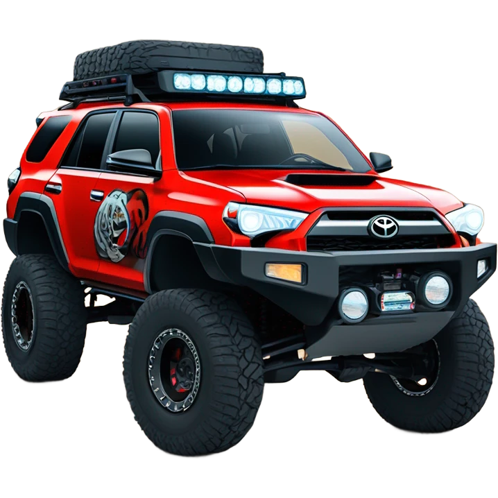 Toyota 4runner suped up emoji