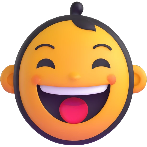 cheerful expression emoji