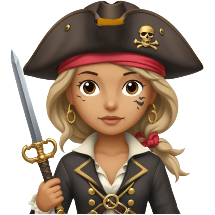 Une Princesse Pirates rebelles et t b emoji