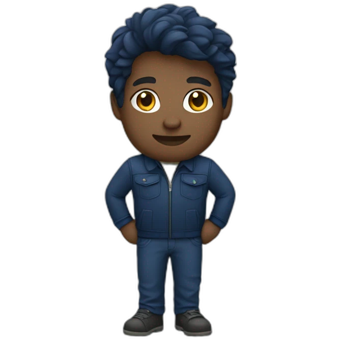 Product owner dark blue outfit emoji