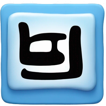 a blue recatangle with the word BETA in white in the middle  emoji