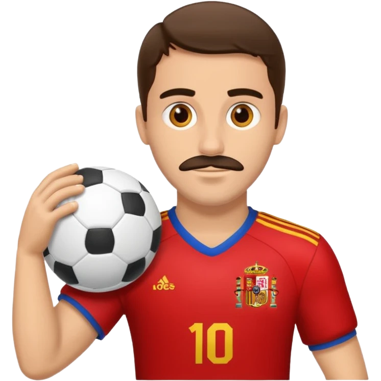 Give me a football playerGive me a Spanish football player emoji