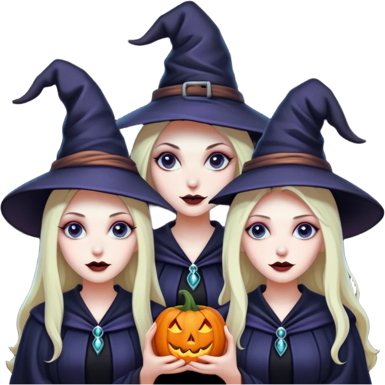 "When shall we three meet again, In thunder, lightning, or in rain?"
 emoji