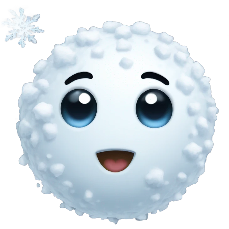 Snowball emoji
