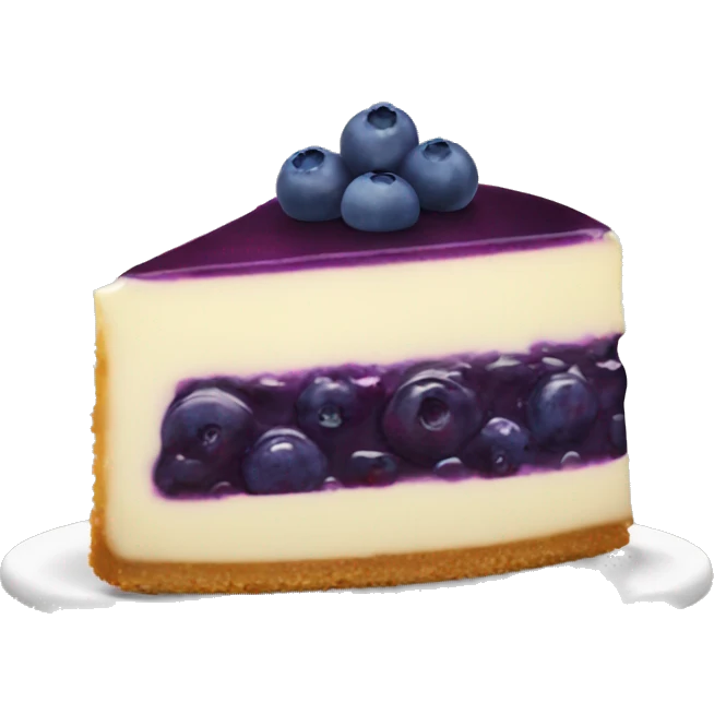 Blueberry Cheesecake  emoji
