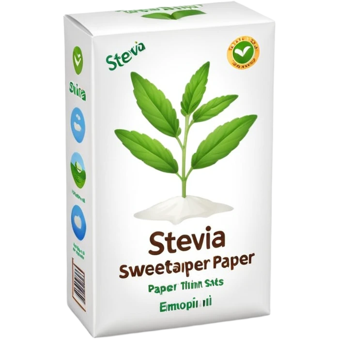 stevia sweetener paper packs emoji