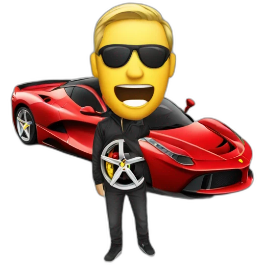 la ferrari emoji