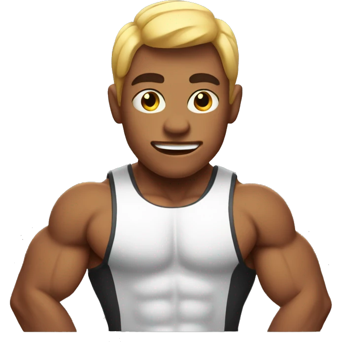 muscle kid  emoji