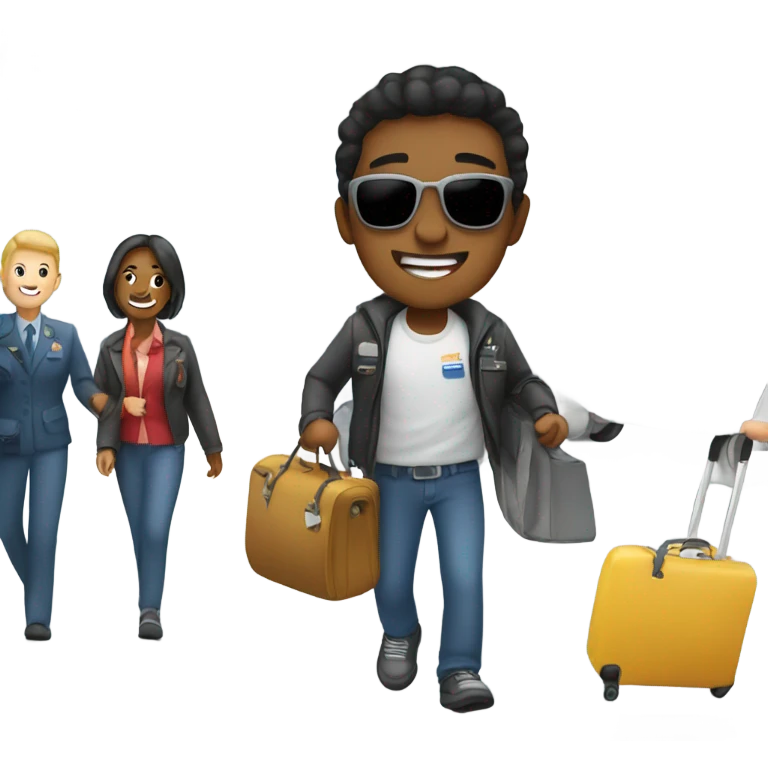 Boarding a plane emoji