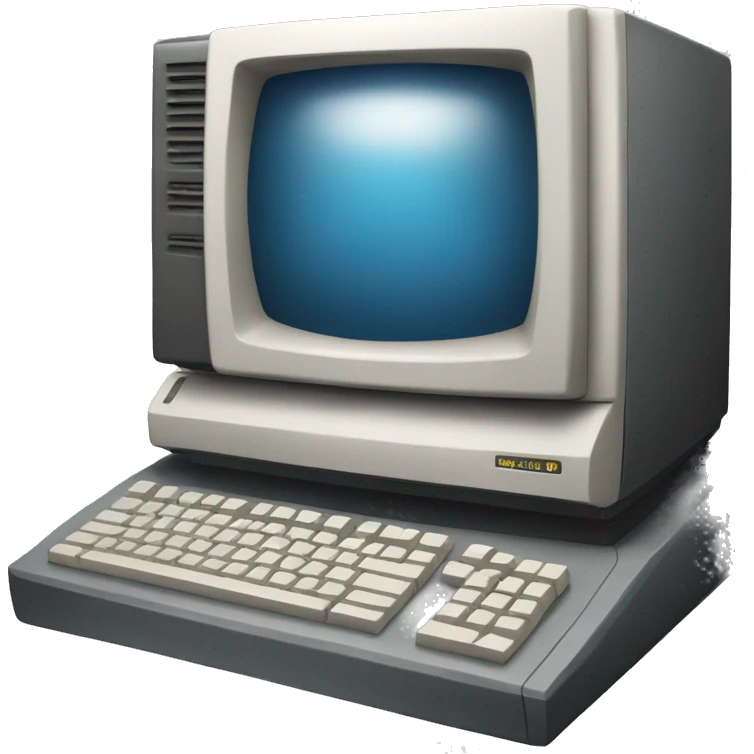 Old computer emoji