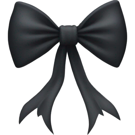 dark res bow emoji