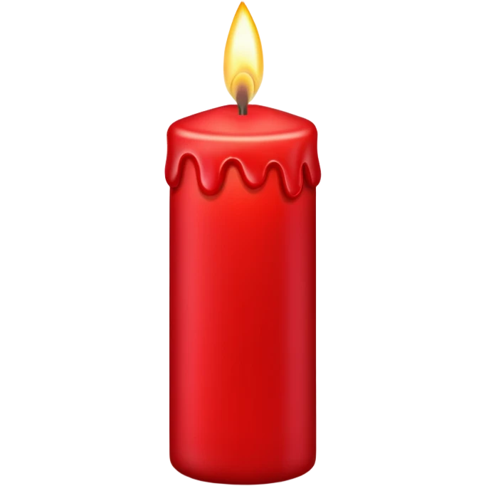 Christmas candle emoji